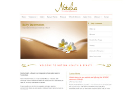 Noteha Health & Beauty Website
