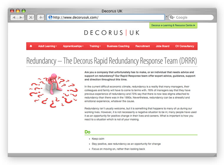Decorus Website
